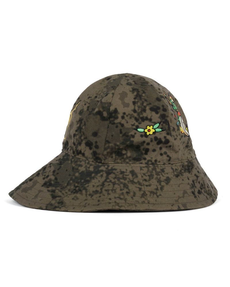 Brain Dead x South2 West8 Fishing Bucket Hat - Grey 3