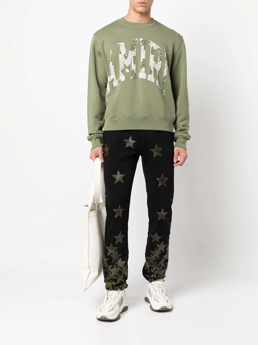 star-patch track pants - 2