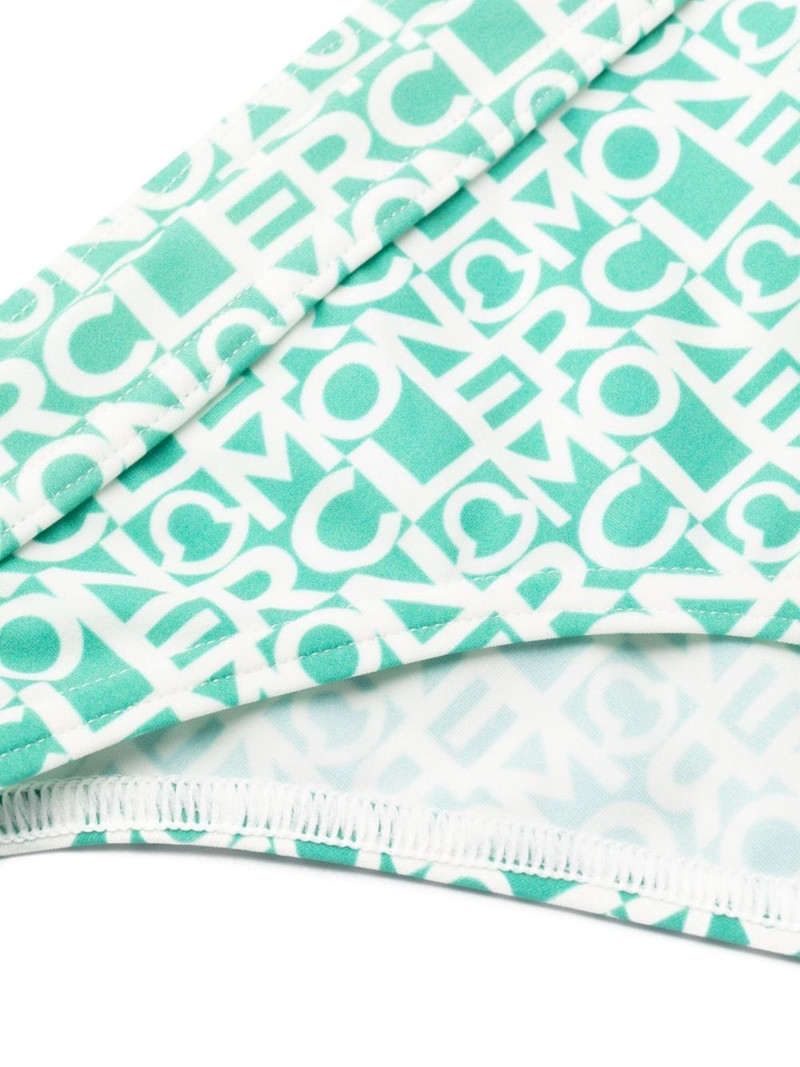 logo-print bikini 4
