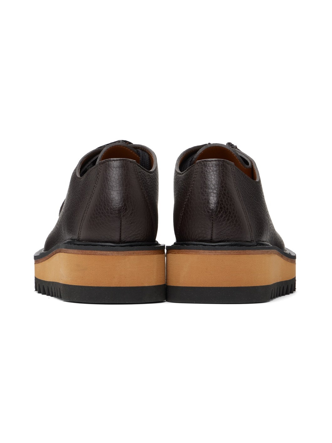 Brown Platform Derbys - 2