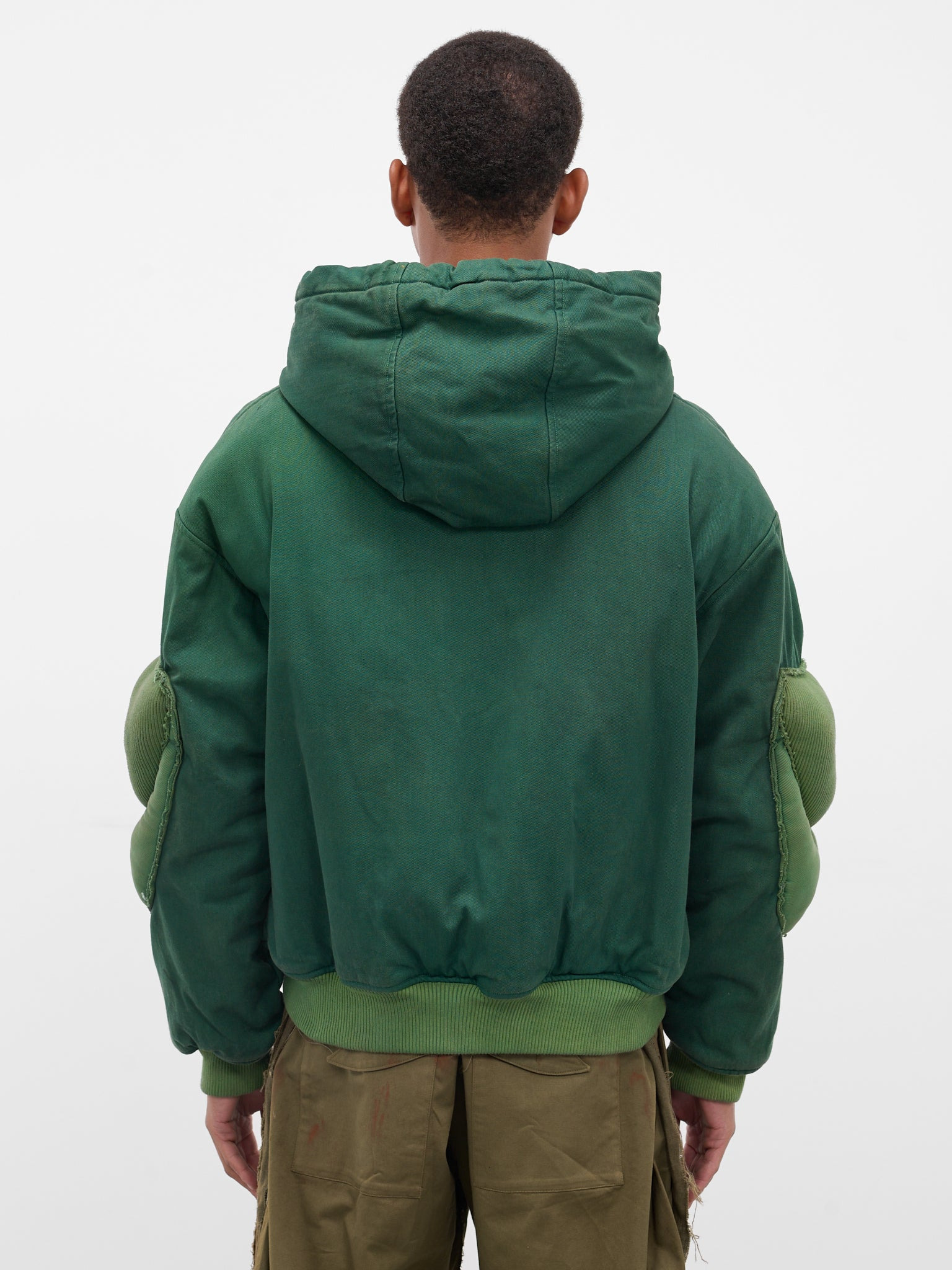 Green 99 Strength Padded Hoodie - 3