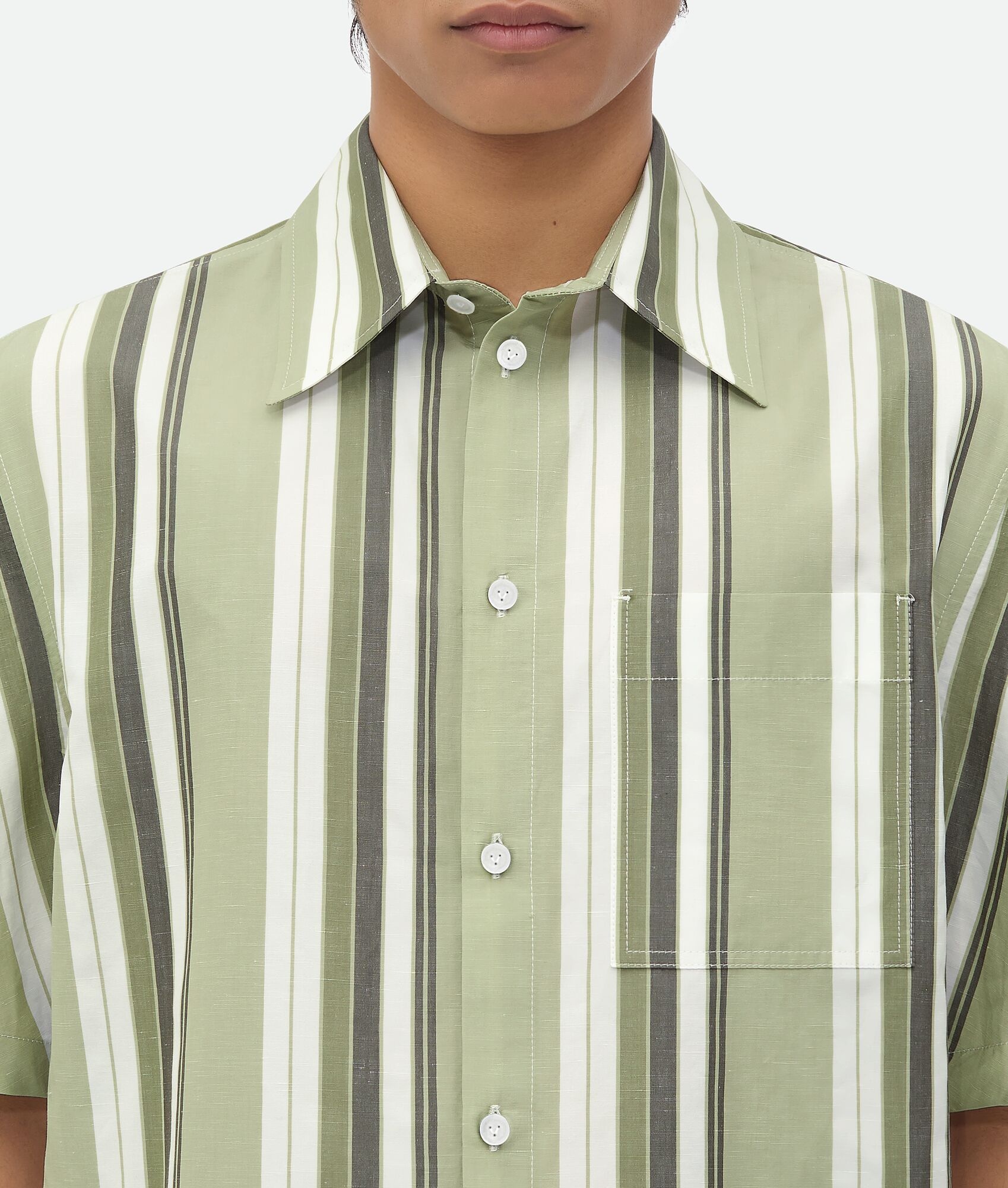 Striped Cotton Shirt - 4