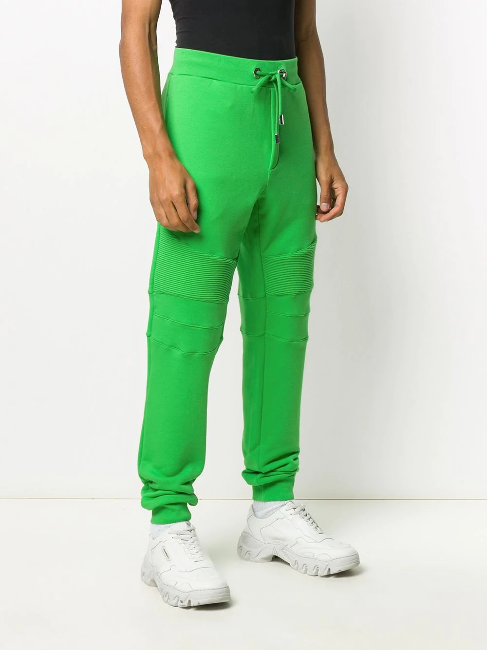 track pants with quilted detailing - 3