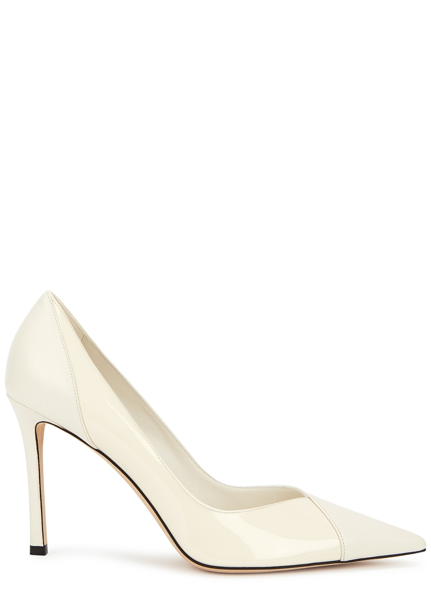 Cass 95 off-white leather pumps - 1