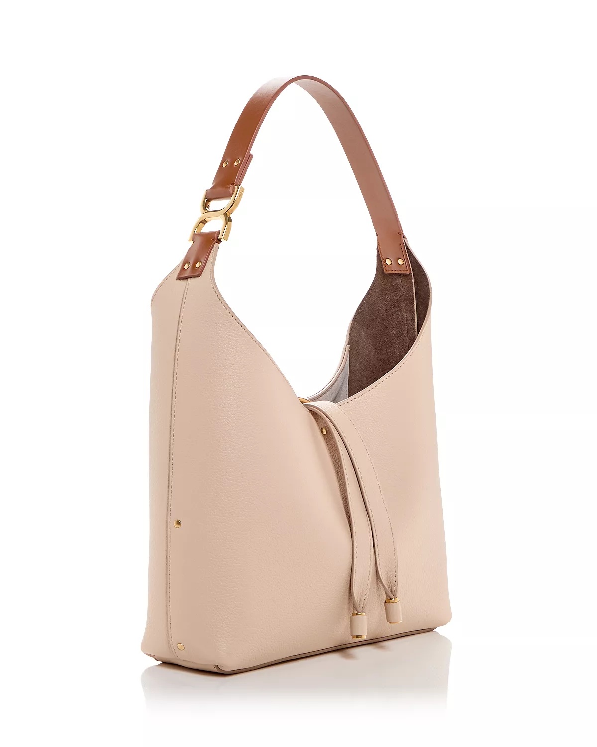 Marcie Small Leather Hobo Bag - 4