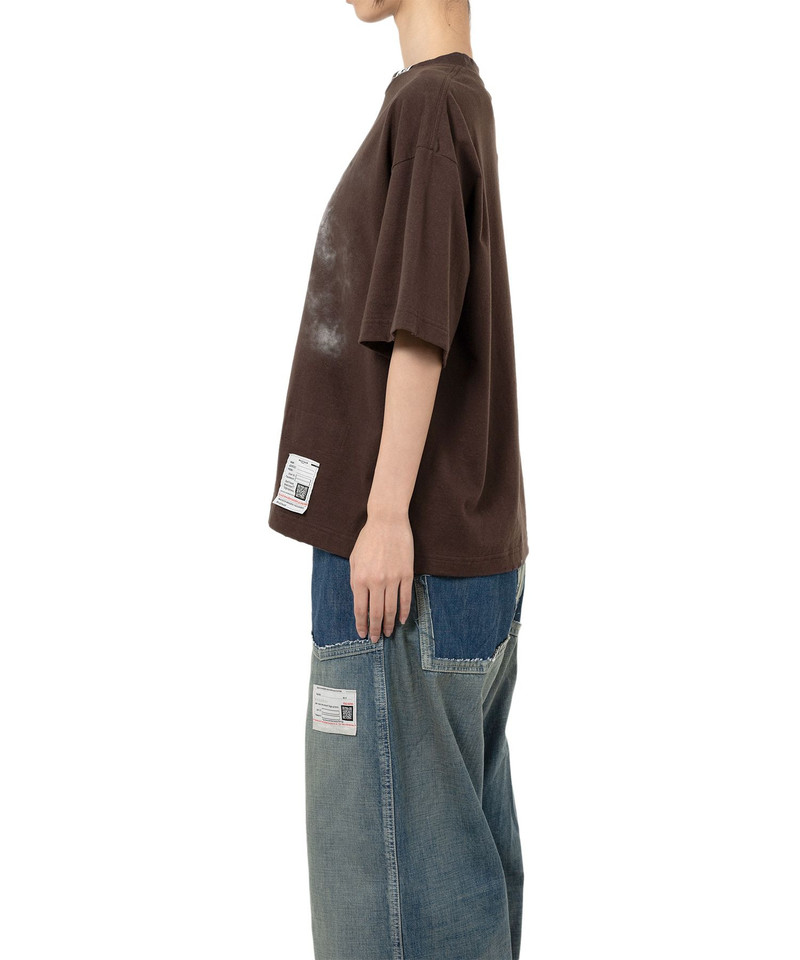 Happy Face Printed Distressed T-shirt 15