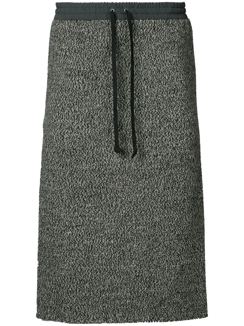 wool drawstring skirt - 1