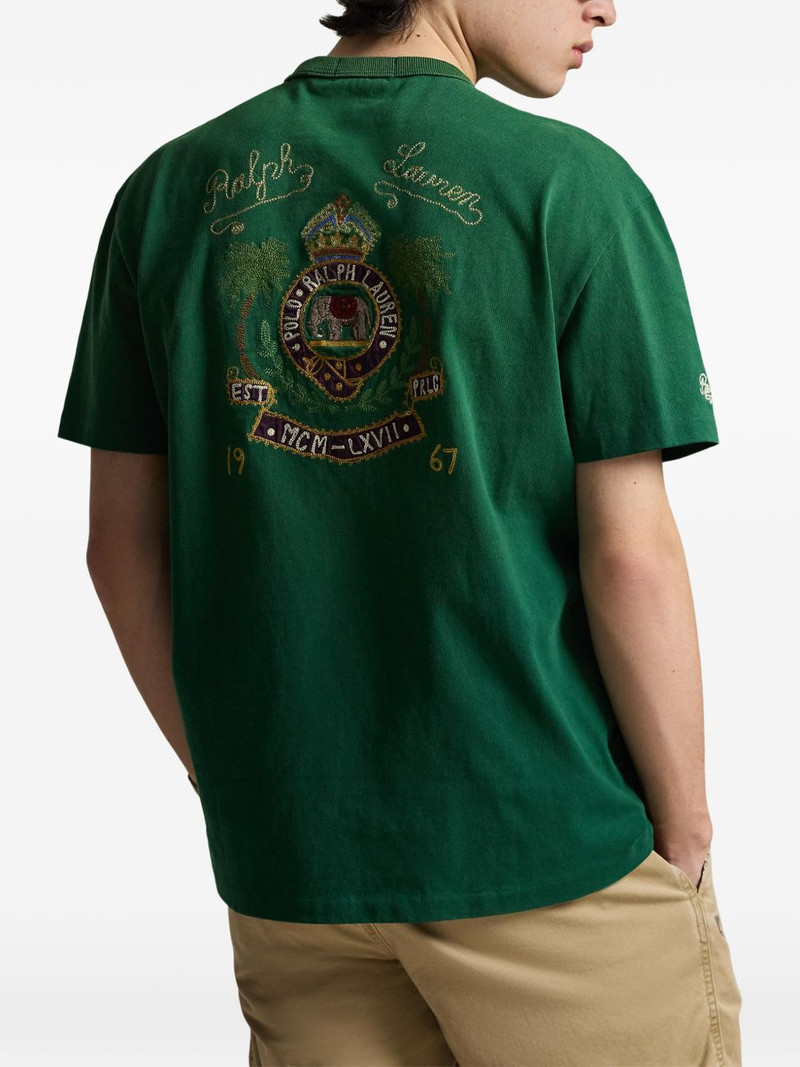 crest-detail T-shirt 4