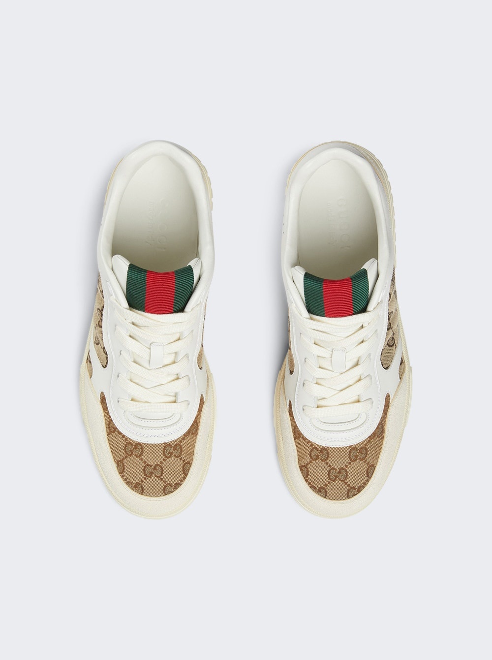 Re-web Sneaker Original Gg Canvas And White - 5