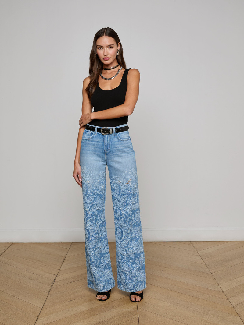 L'AGENCE Alicent Wide-Leg Jean outlook