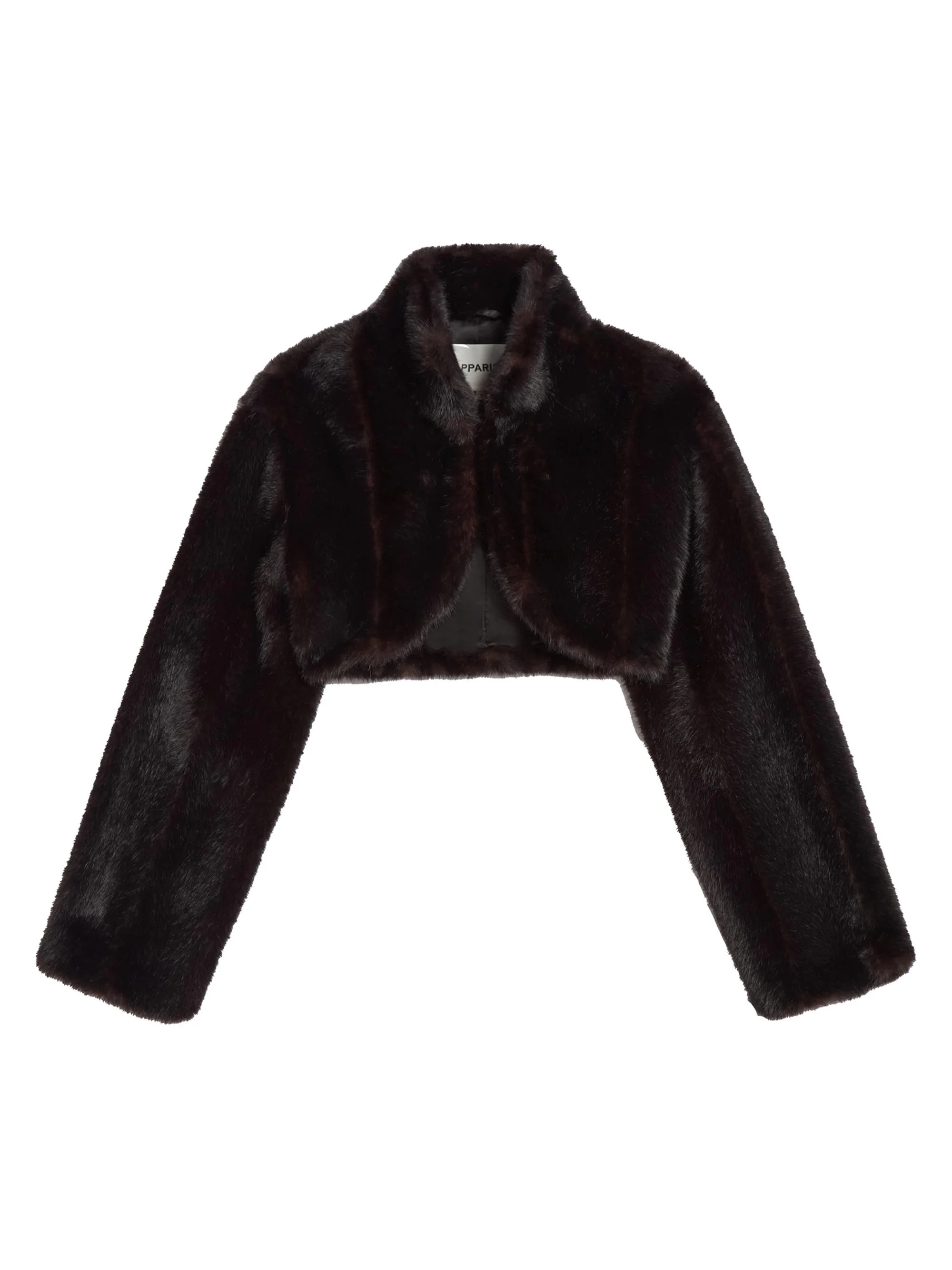 Women's Odette Faux Fur Crop Bolero - Noir Multi - 1