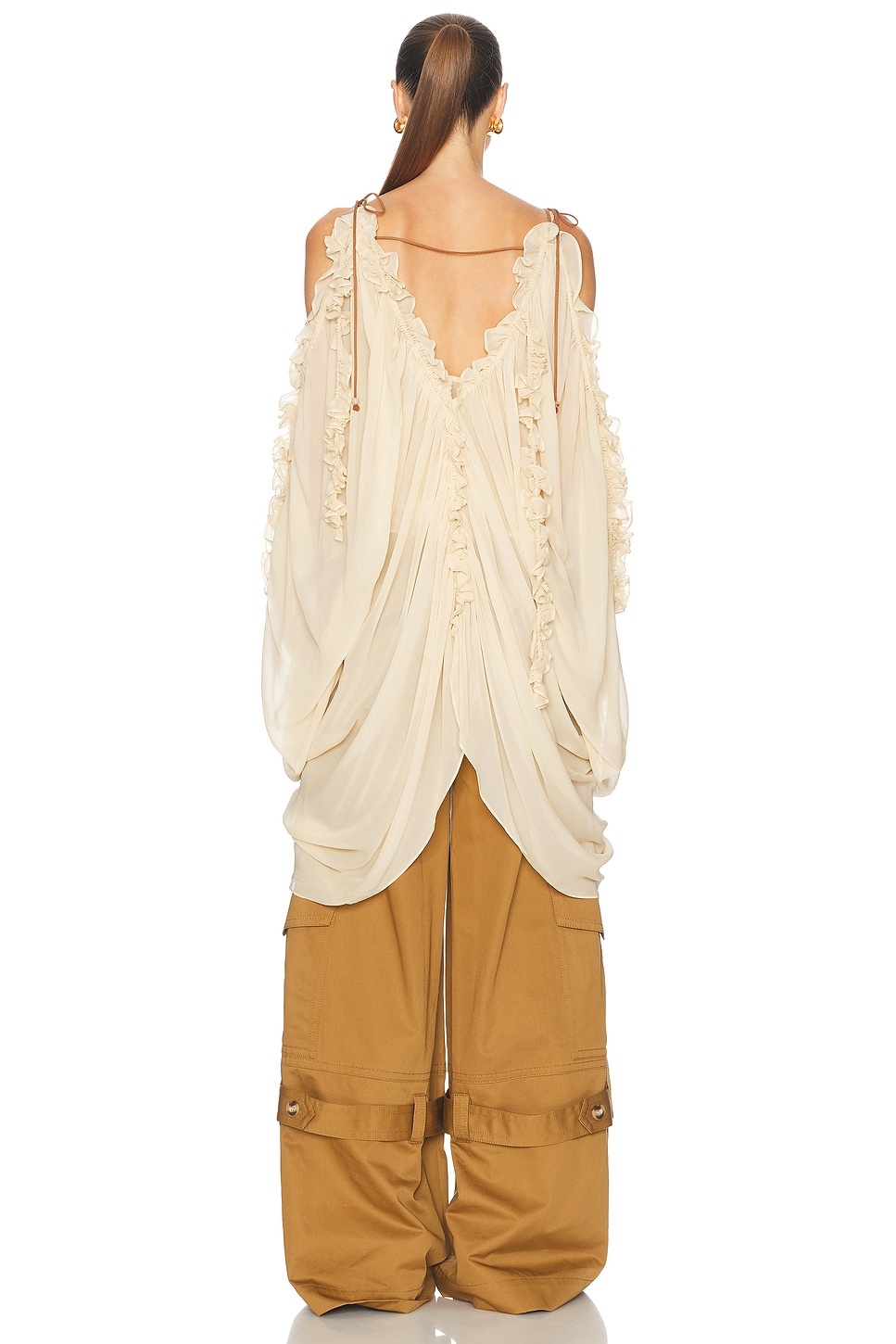 Illuminate Draped Blouse - 3