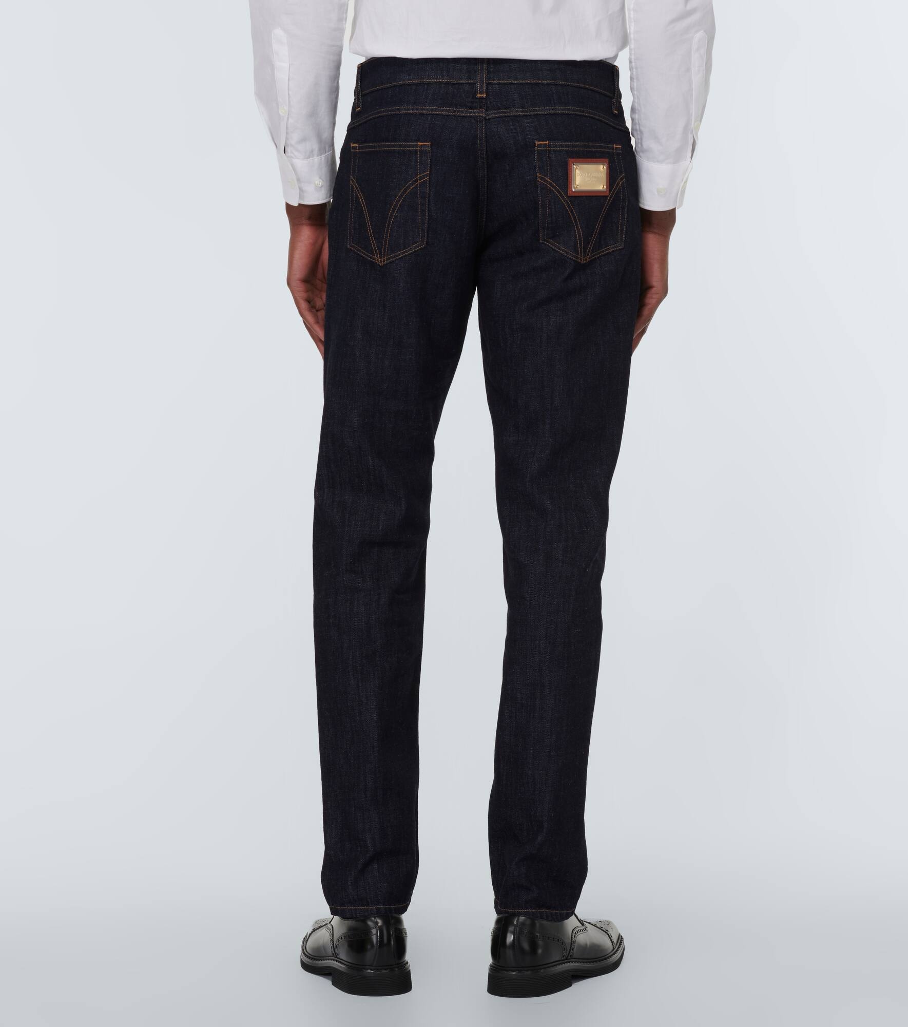 Mid-rise slim jeans - 4