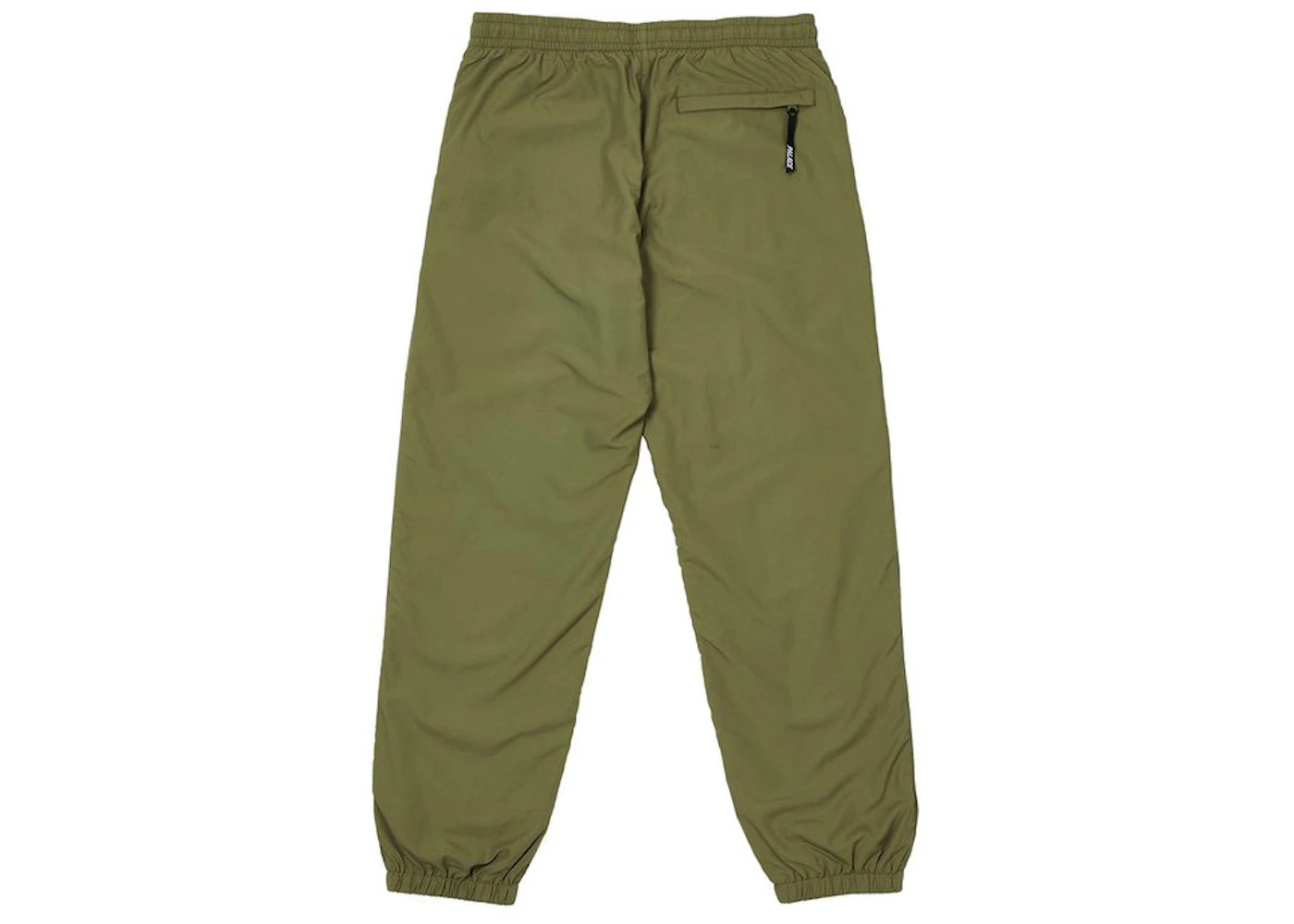 Palace Slant Zip Shell Pant Olive - 2
