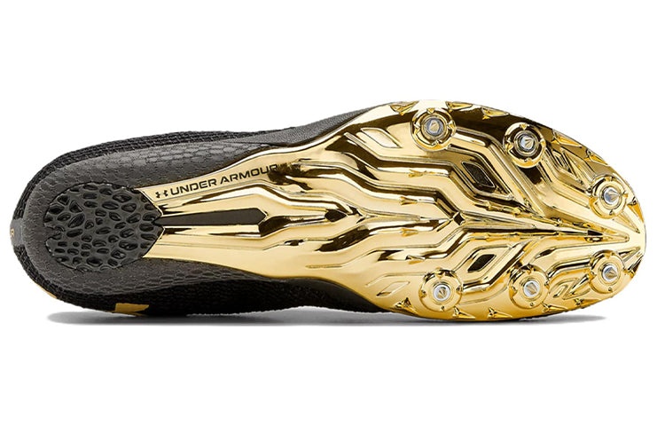 Under Armour HOVR Smokerider 'Black Metallic Victory Gold' 3021831-004 - 4