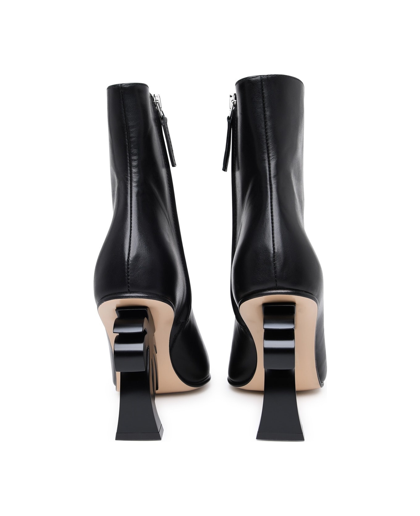 Leather Ankle Boots - 4