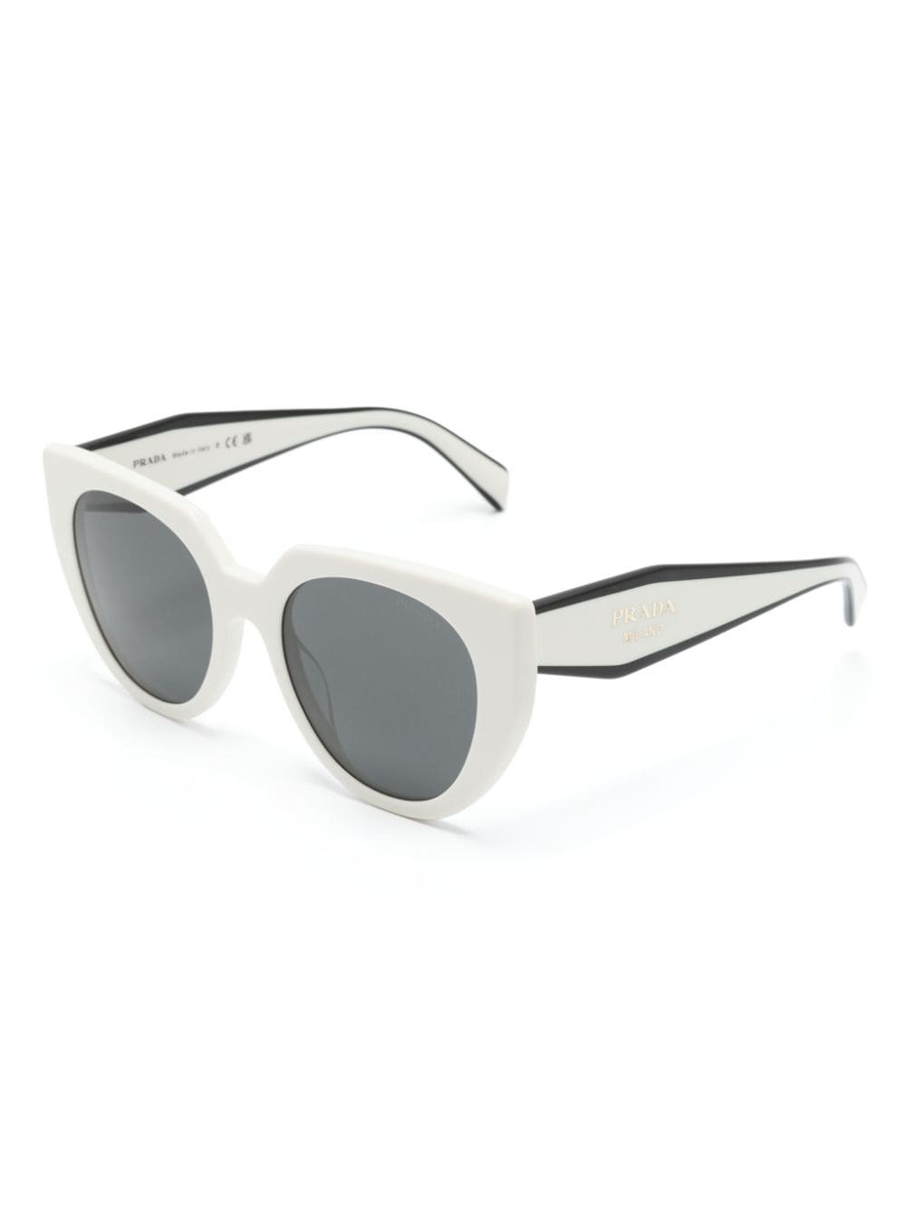 logo-lettering cat-eye frame sunglasses - 2