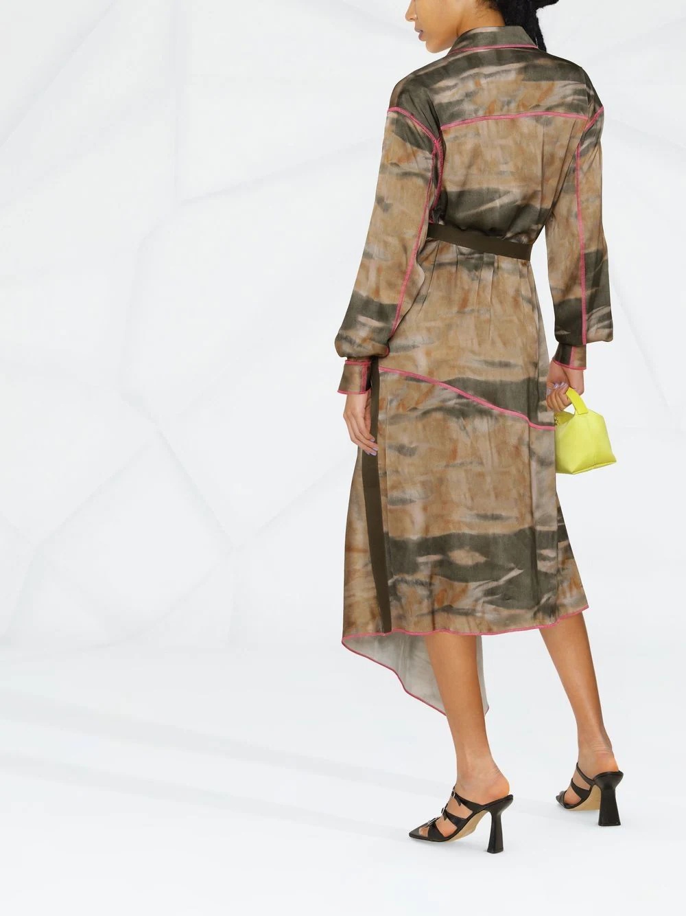 asymmetric shirt dress - 3