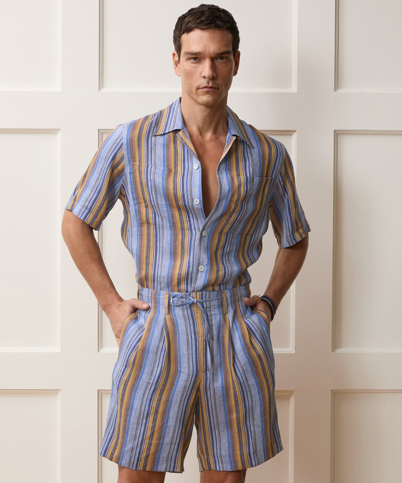 TODD SNYDER Italian Multi-Stripe Shirt outlook