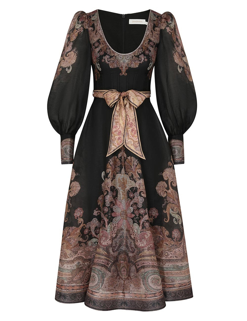 ILLUSTRATION STRUCTURED DRESS - 1