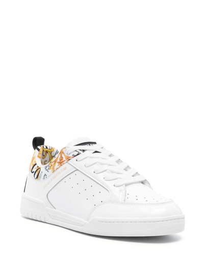 VERSACE JEANS COUTURE Brooklyn patent-leather sneakers outlook