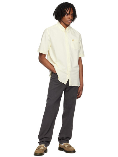 Fred Perry Off-White Embroidered Shirt outlook