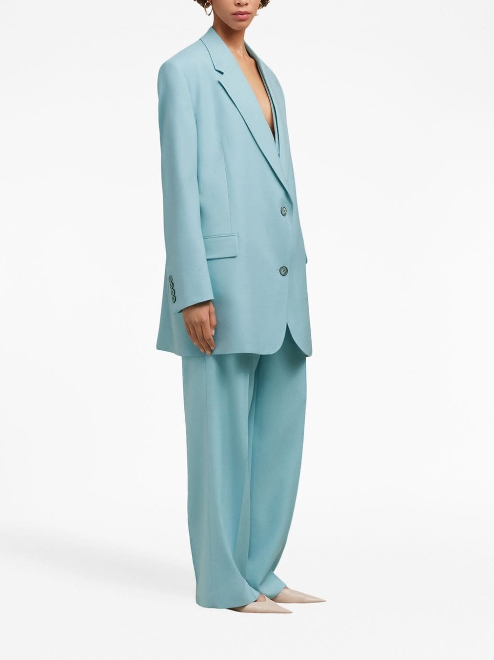 oversize single-breasted blazer - 3