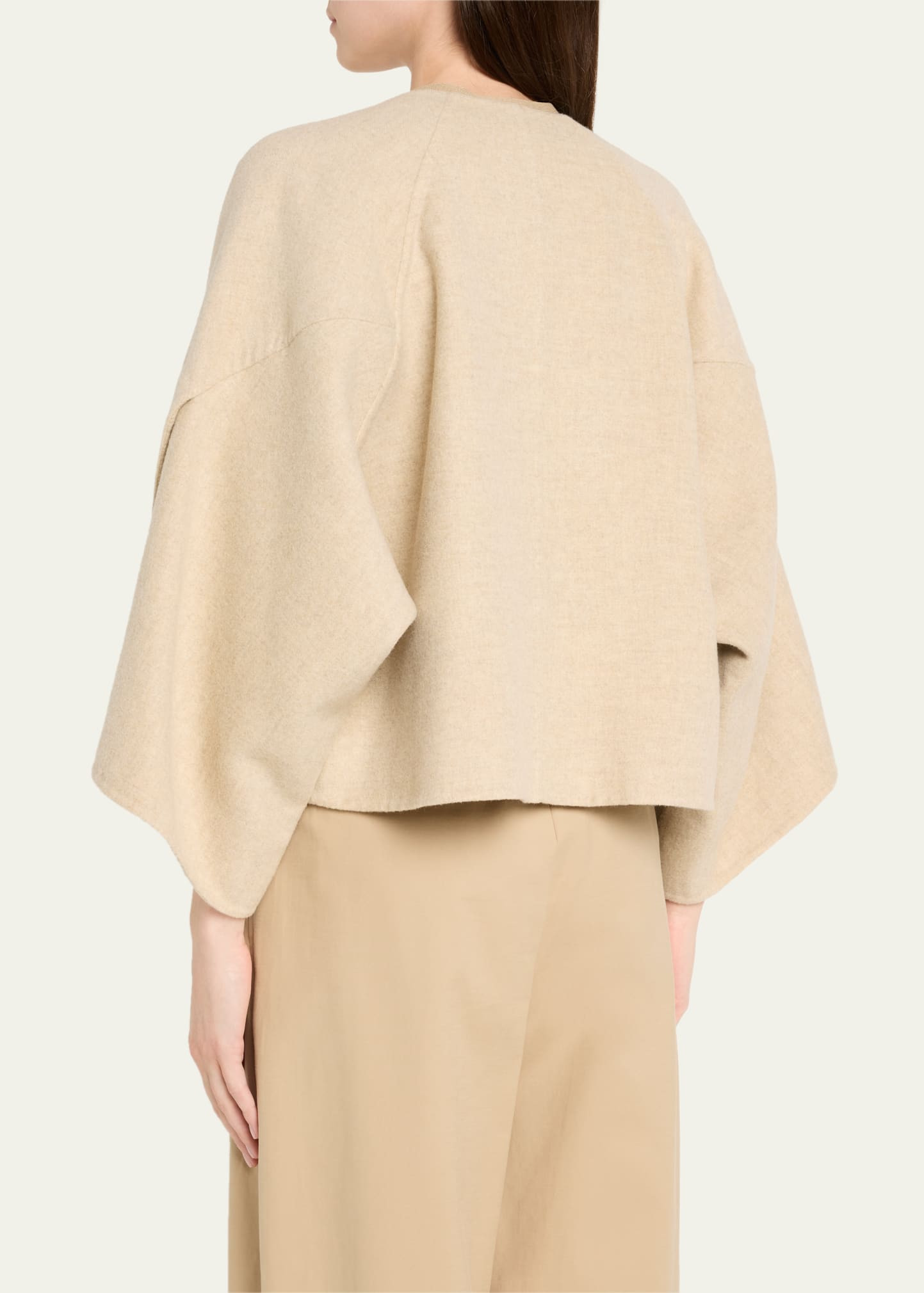 Ovada Tailored Wool Cashmere Jacket - 3