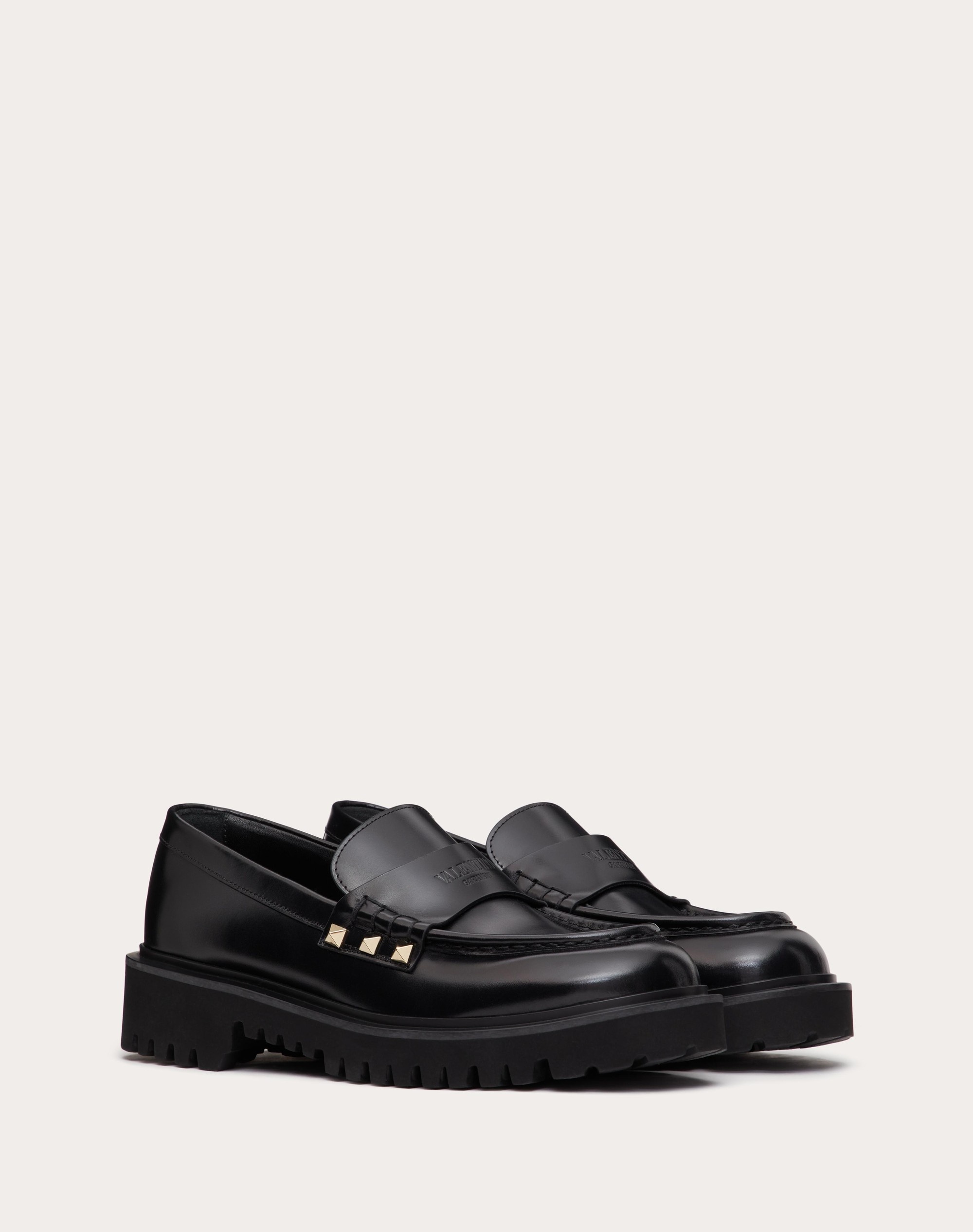 ROCKSTUD CALFSKIN LOAFER - 2