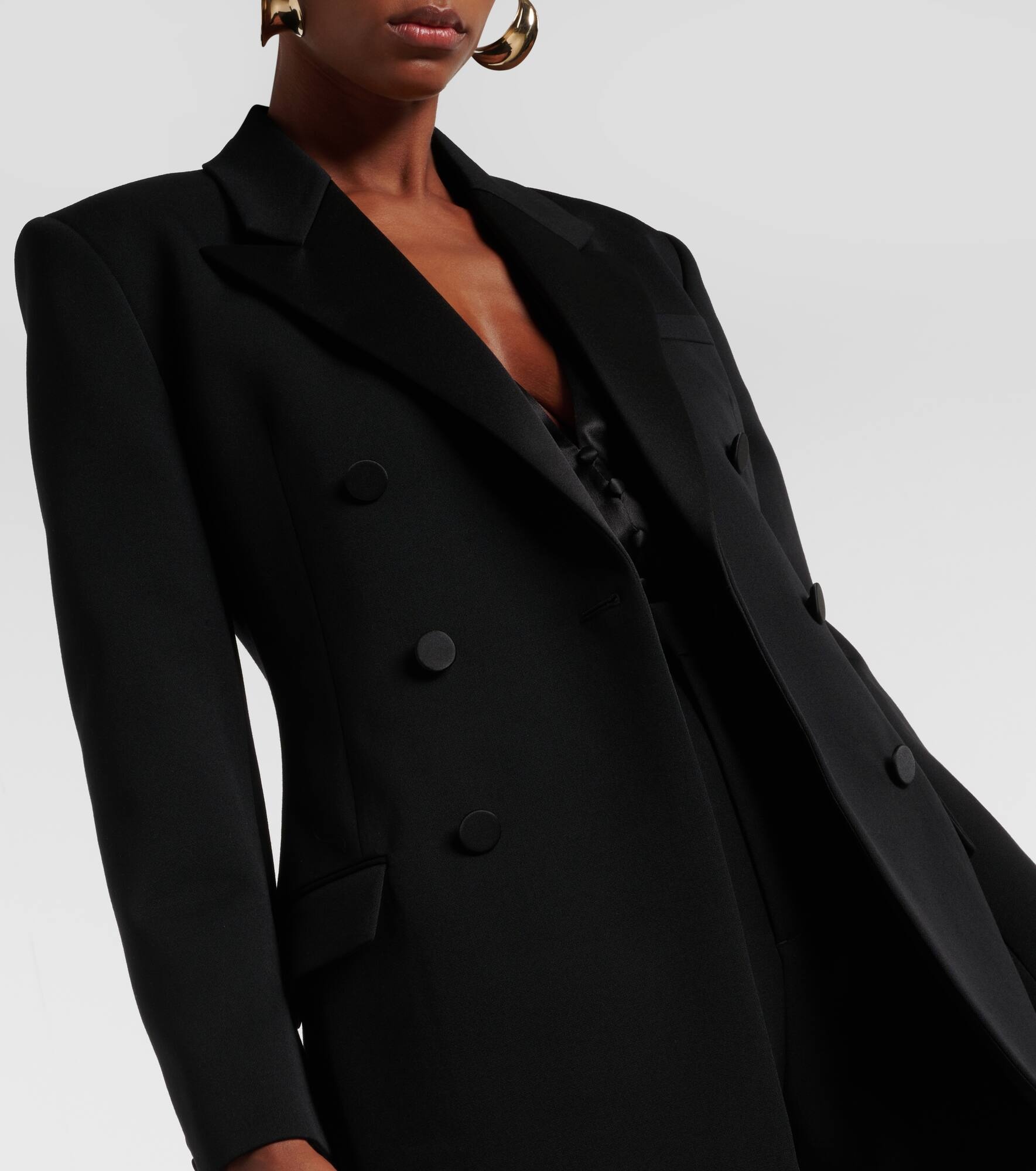 Wool grain de poudre blazer - 7