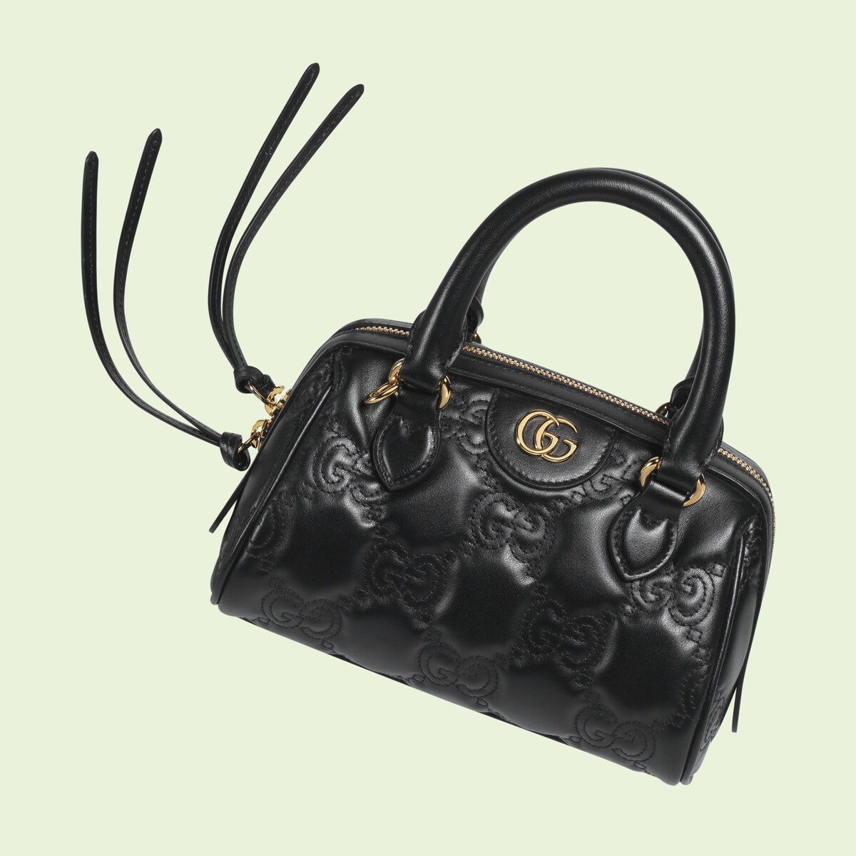 GG matelassé leather top handle bag - 6