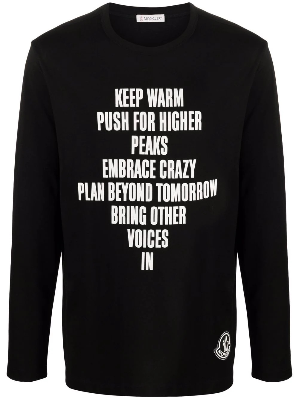 slogan-print sweatshirt - 1