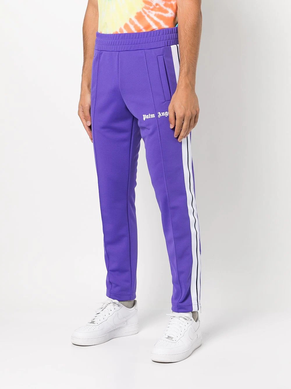 logo-print track pants - 3