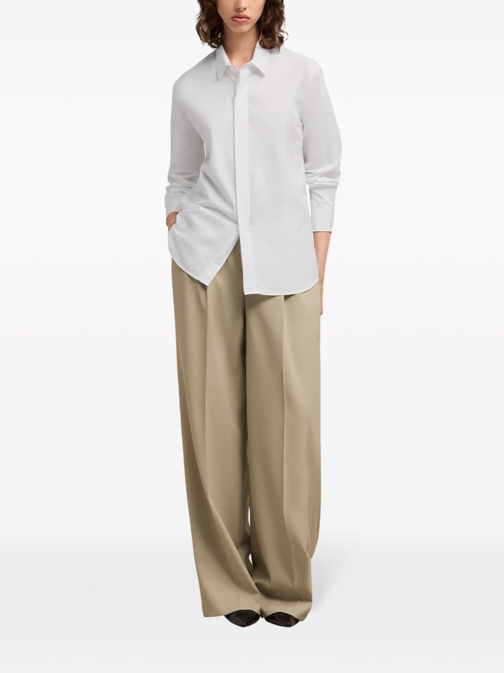 Ami-de-Coeur-motif cotton shirt - 2