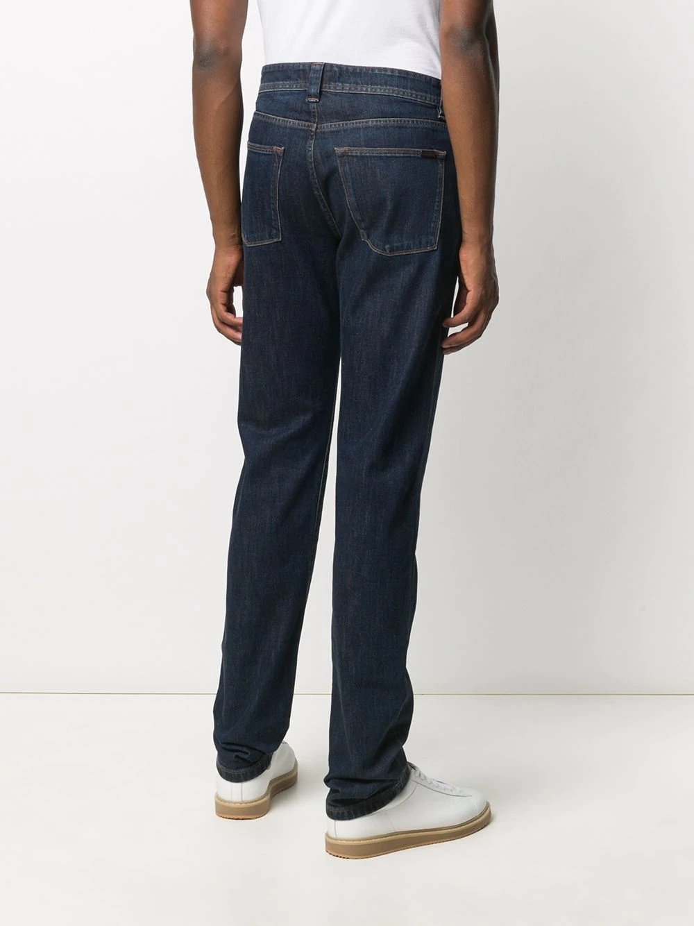 high rise straight-leg jeans - 4