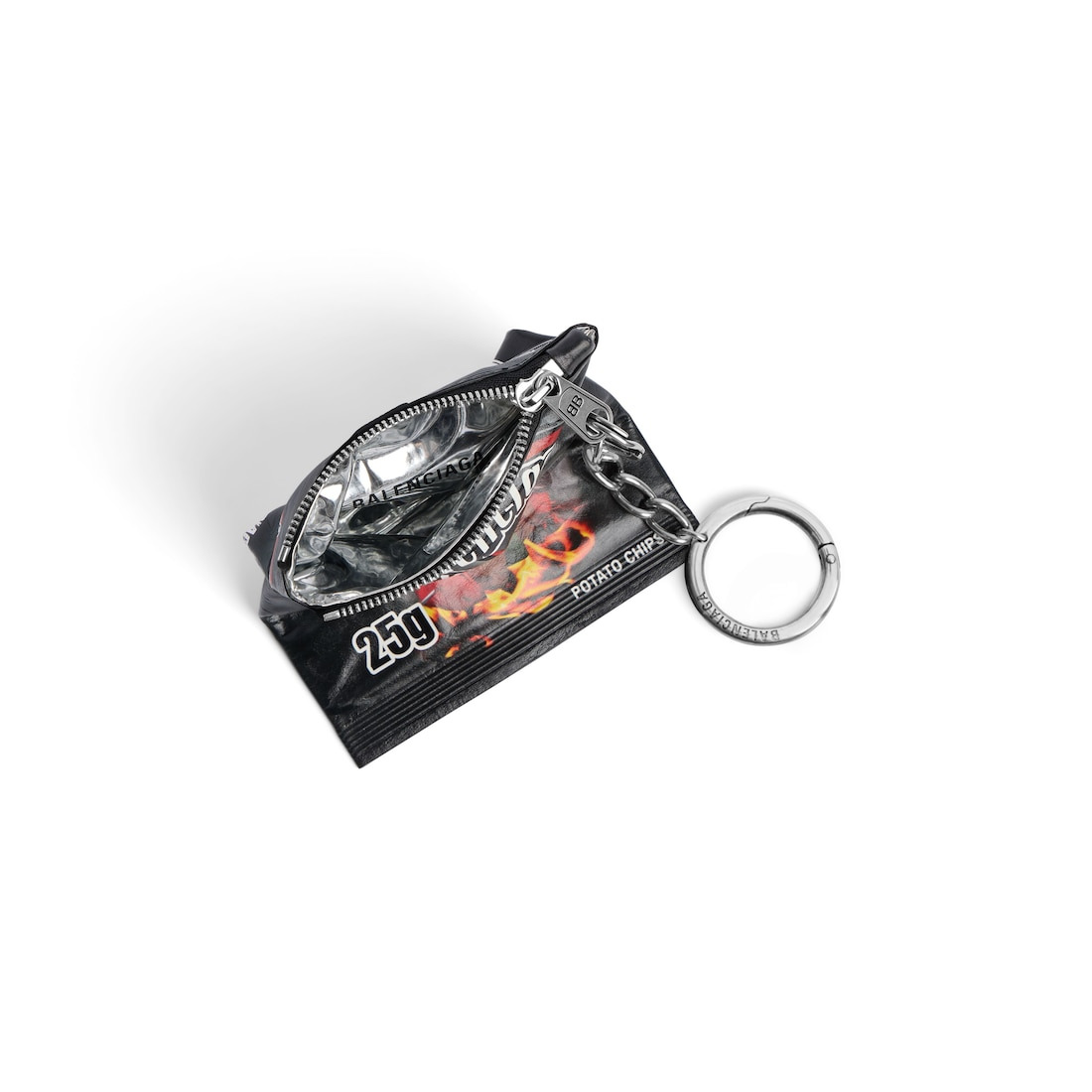 Charm/keychain Chips in Black - 3