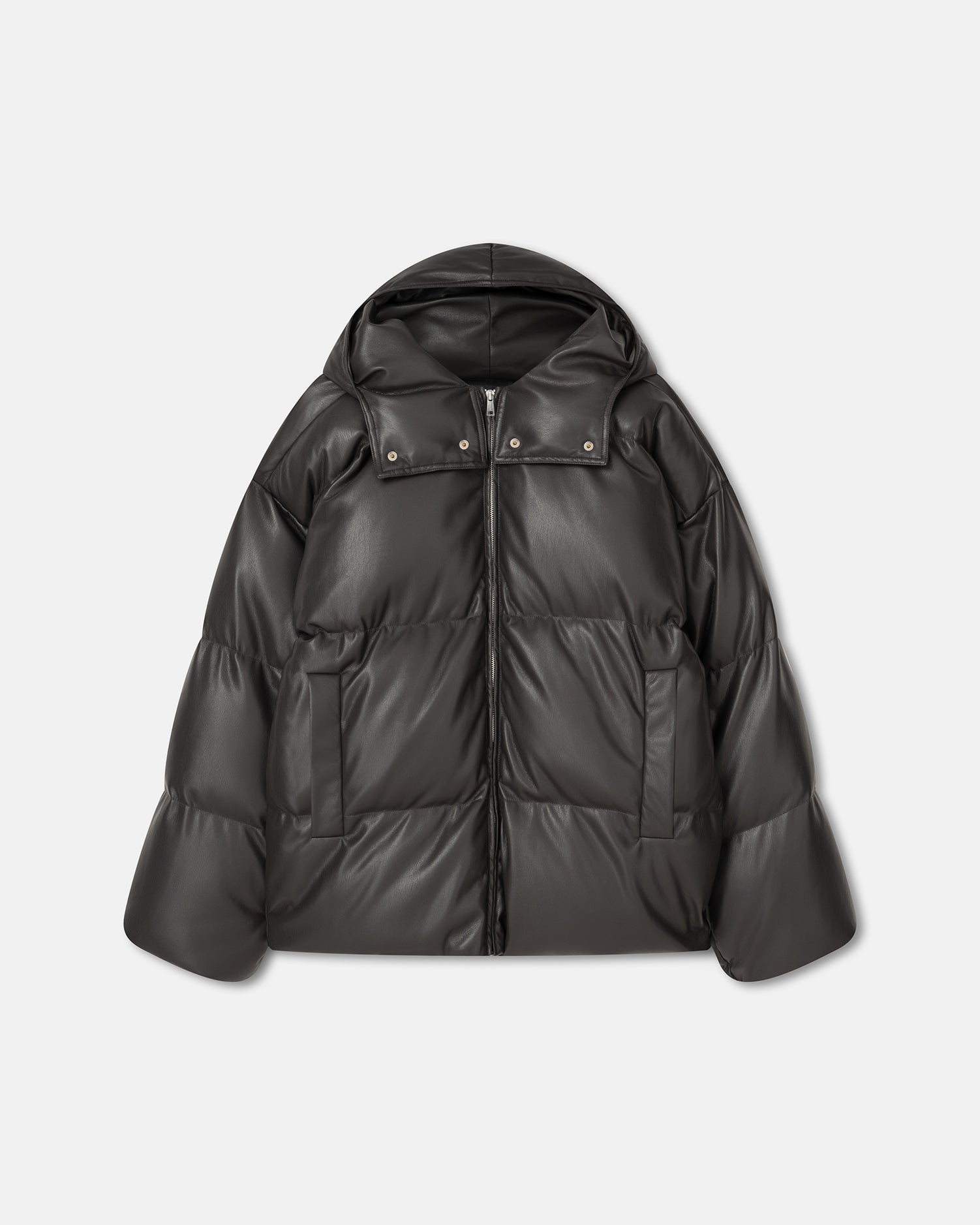 Okobor™ Alt-Leather Puffer Jacket - 1
