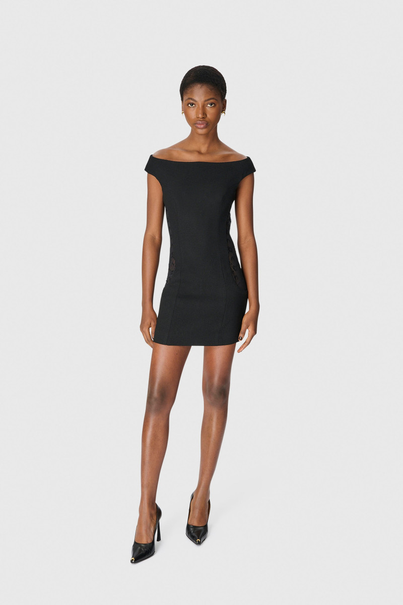 WOOL BOUCLÉ SLEEVELESS MINI DRESS 3