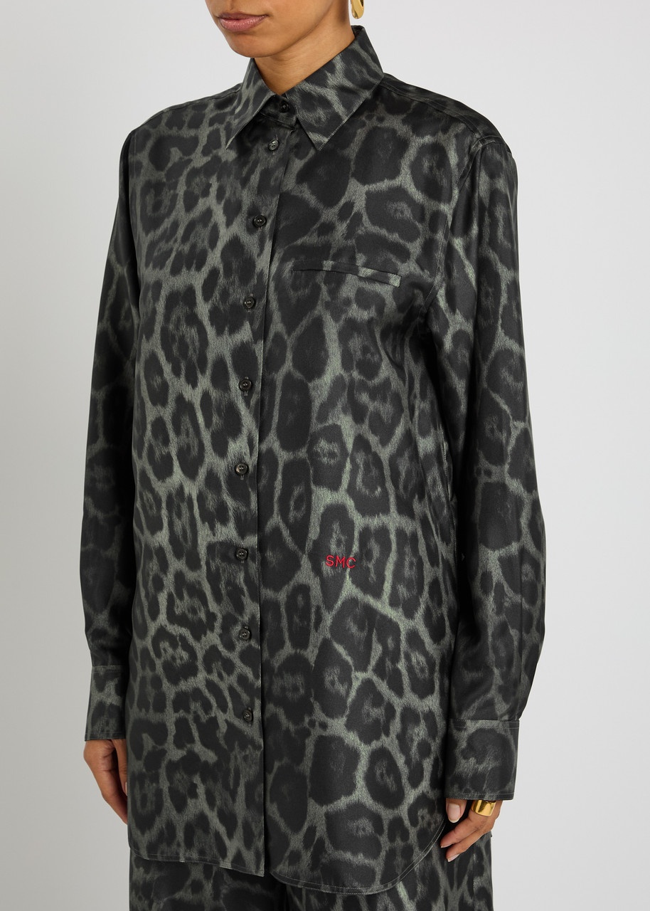 Stella Mccartney Leopard-print Silk Shirt - 2