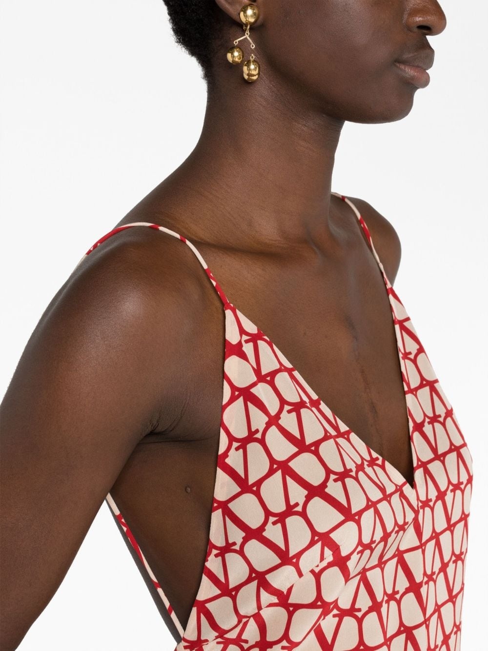 Toile Iconographe open-back playsuit - 5
