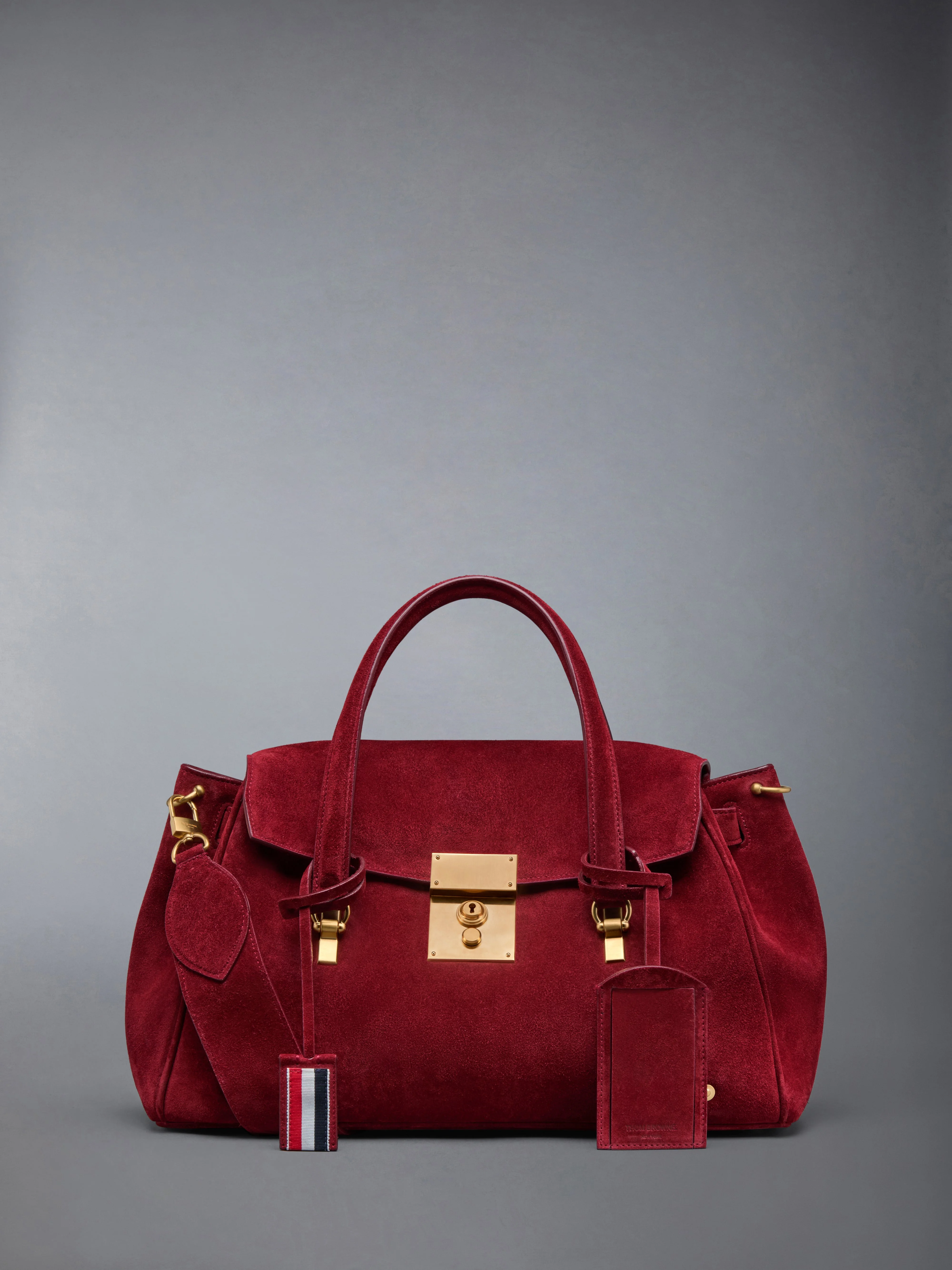 BOLTON BAG IN CALF SUEDE - 1