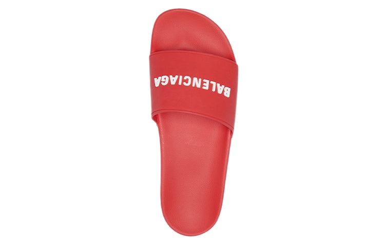 Balenciaga Pool Slides 'Red' 565826W1S806090 - 4