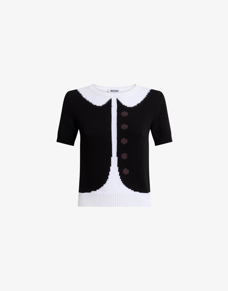 ORGANIC COTTON BLEND INTARSIA KNIT 4
