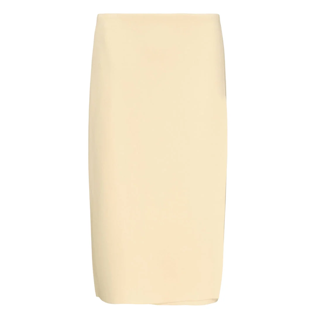 Mid Calf Double Face Wrap Skirt - 1