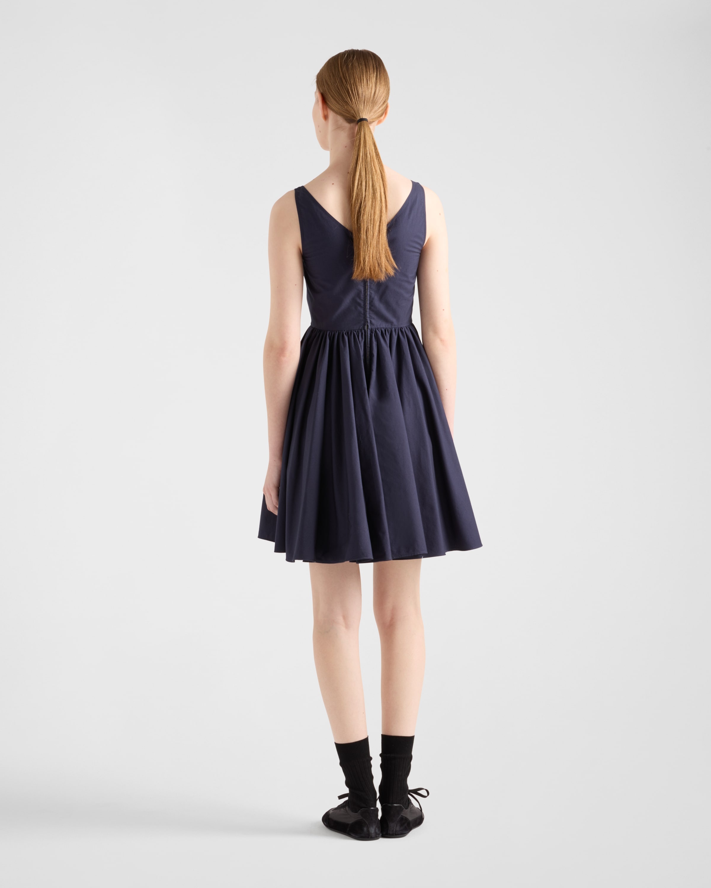 Cotton canvas dress - 5