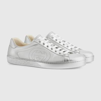 GUCCI Men's metallic Ace sneaker outlook