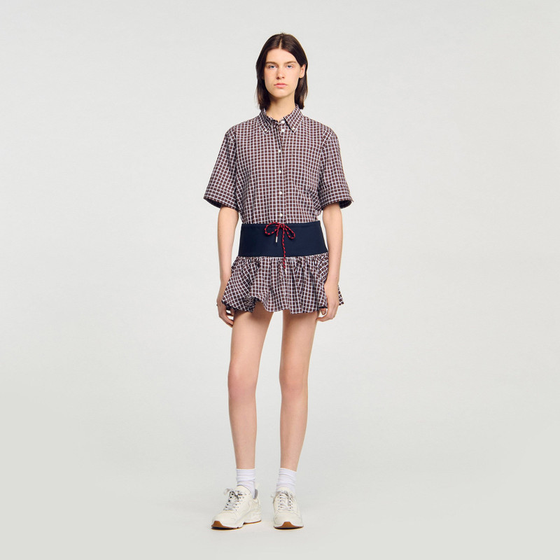 Sandro CHECKED SKORT outlook