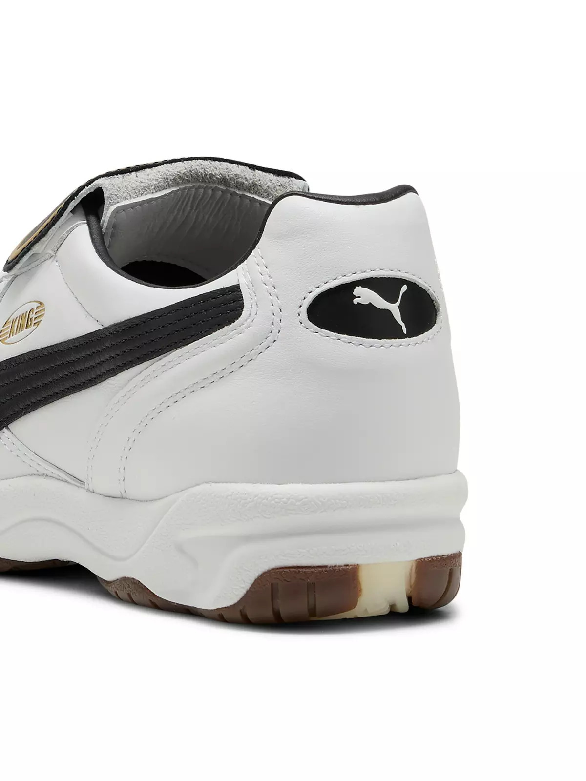 PUMA King Indoor "PUMA White/PUMA Black" Men's Shoe - 6