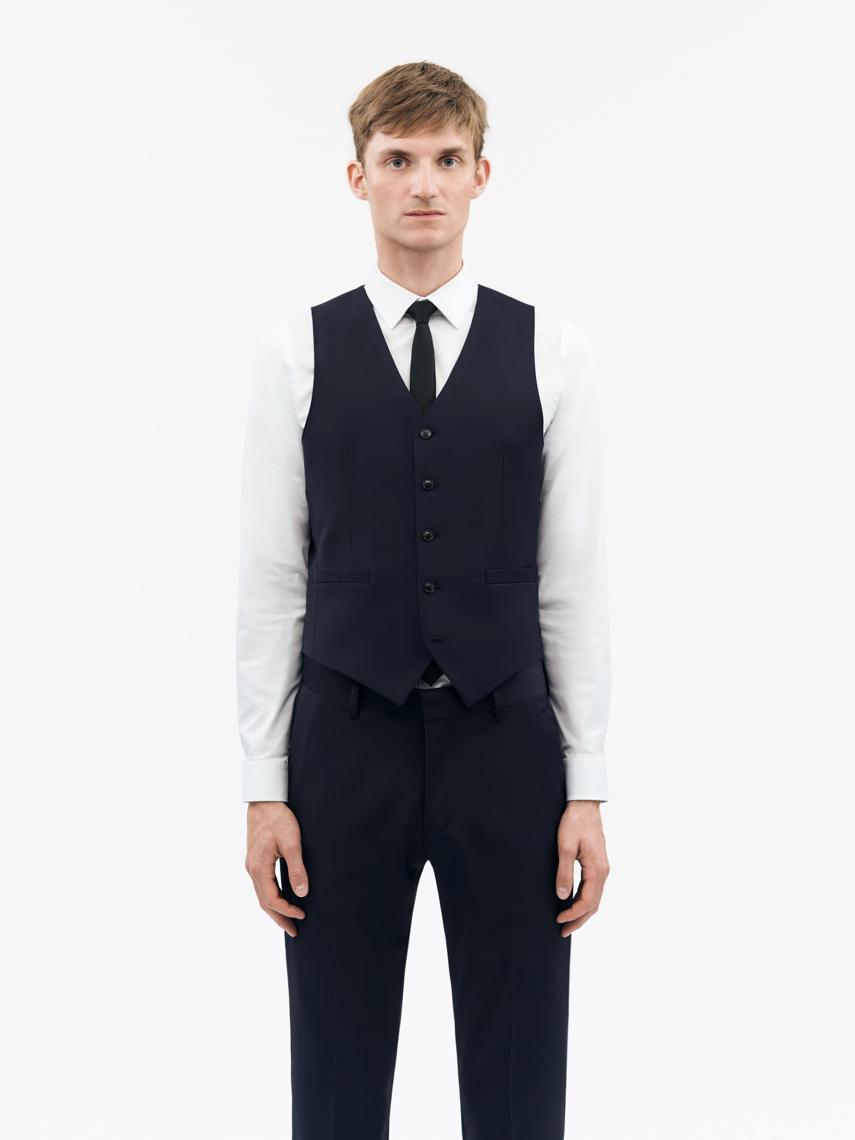 Wayde Wool Blend Waistcoat - 3