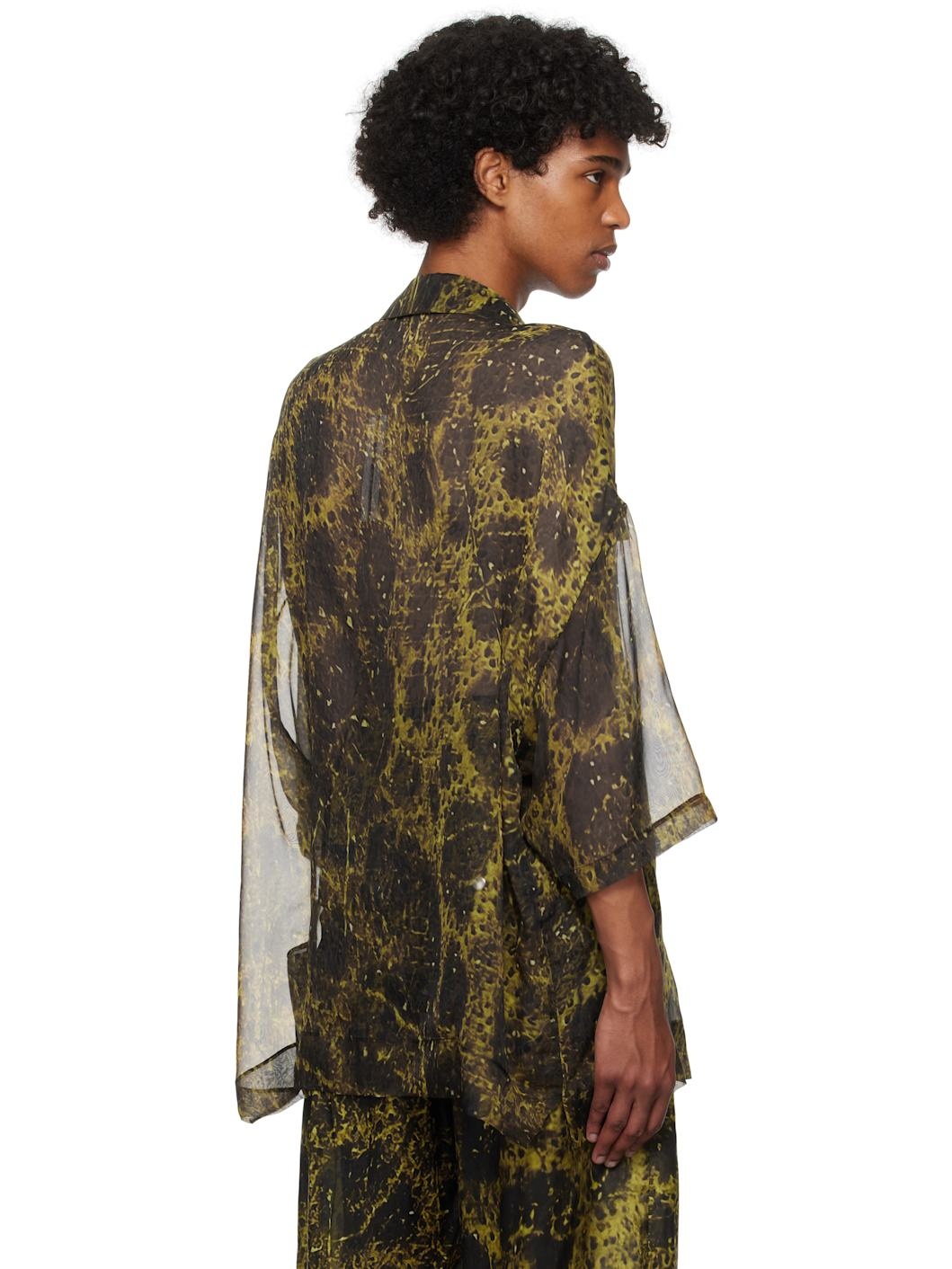 Yellow & Black Hollywood Magnum Tommy Shirt - 3